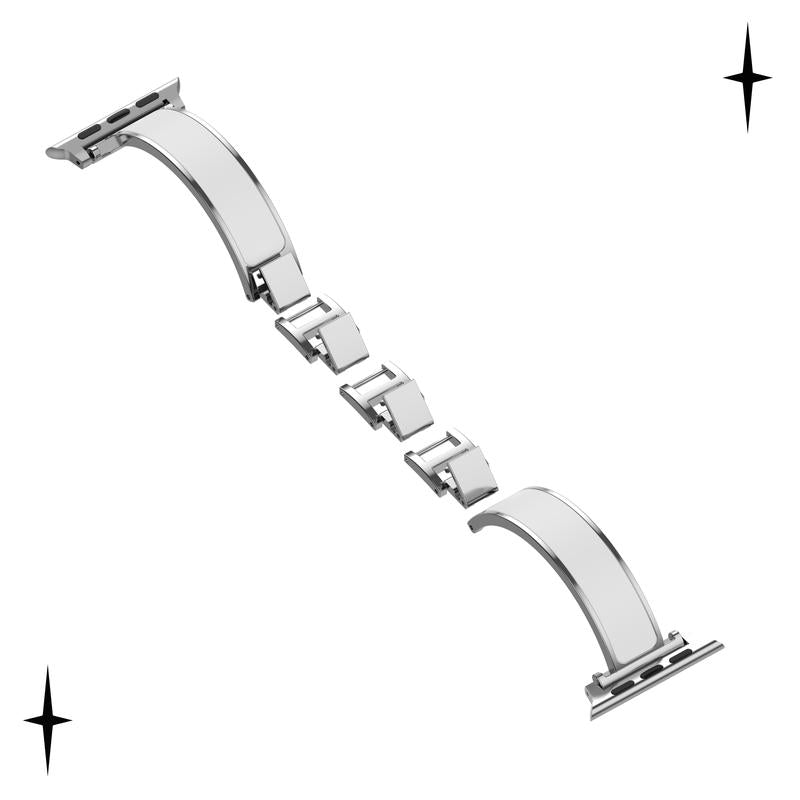Blinglink Clic Bracelet Metal Band - Compatible with Apple Watch 38Mm to 49Mm, Elegant Design, Adjustable Fit, Stylish Accessory for Any Occasion