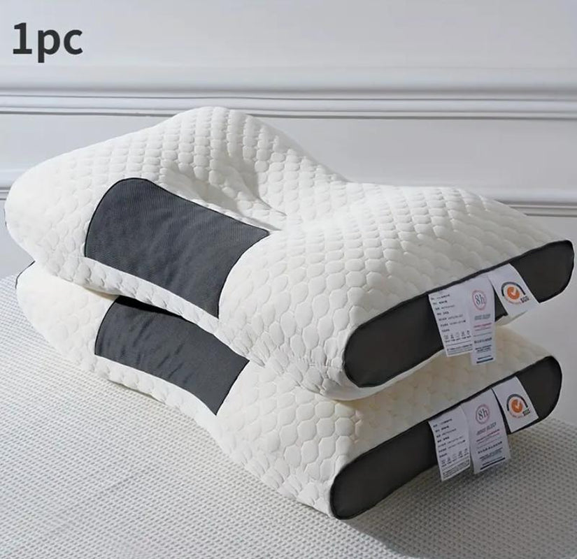 DONAMA Comfortable Breathable Neck Pillow, Neck & Shoulder Support for Side & Back Sleepers, Ideal for Living Room & Bedroom Decor