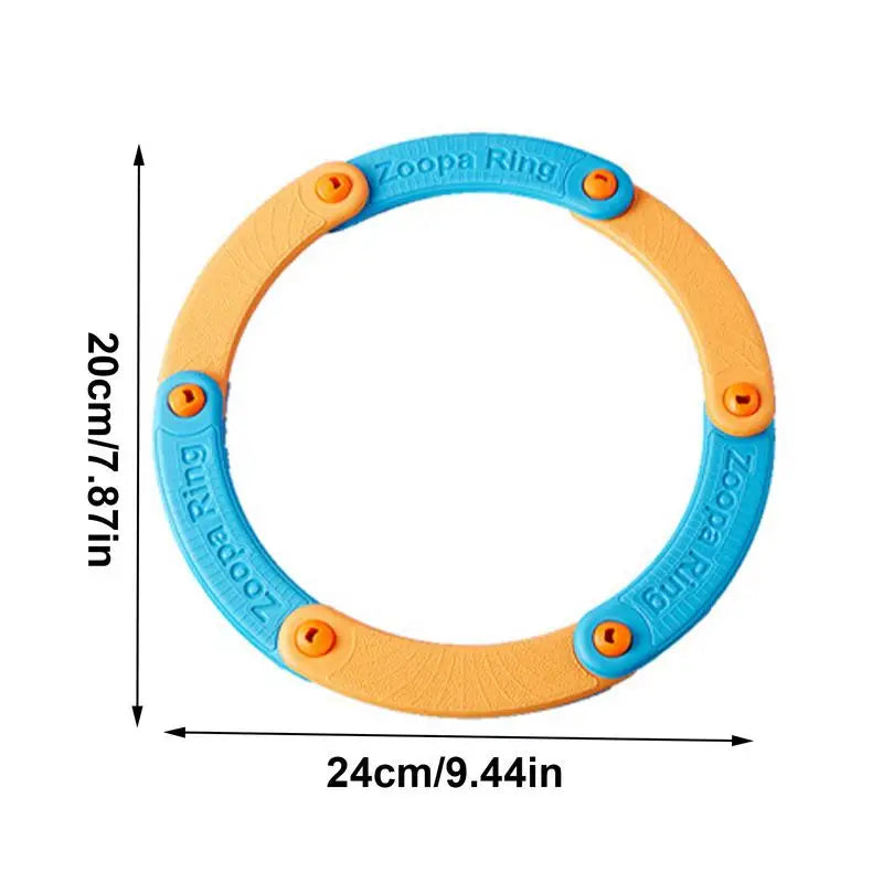 Tosy Flying Ring Portable Tossy Flying Disc Foldable Flying Disc Safe Tossy Flying Disc Flying Disc For Kids Outside Play Party