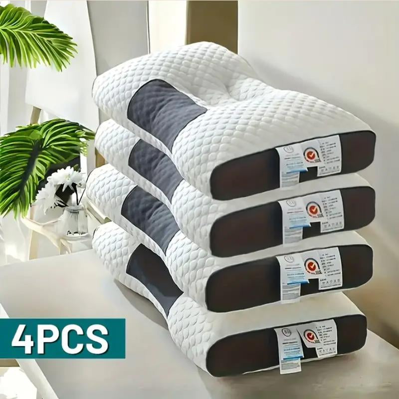 DONAMA Comfortable Breathable Neck Pillow, Neck & Shoulder Support for Side & Back Sleepers, Ideal for Living Room & Bedroom Decor