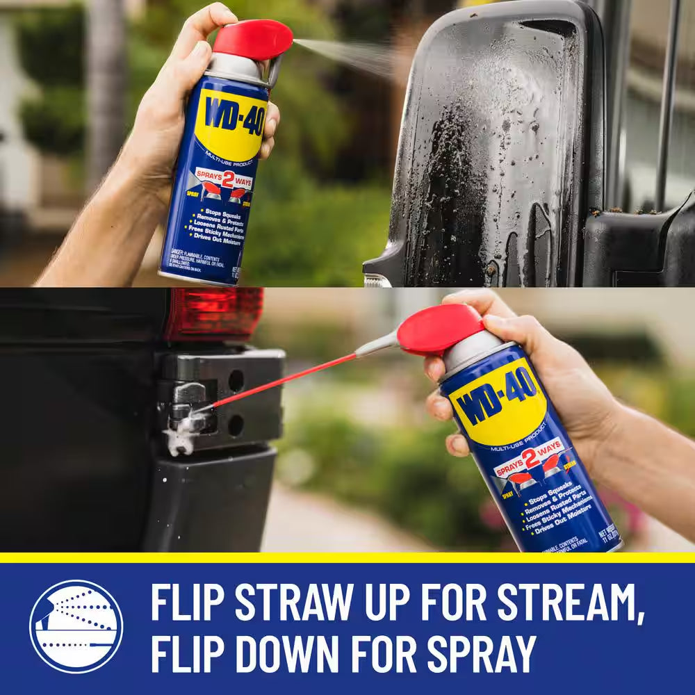 8 Oz. Classic Formula, Multi-Purpose Lubricant Spray with Smart Straw