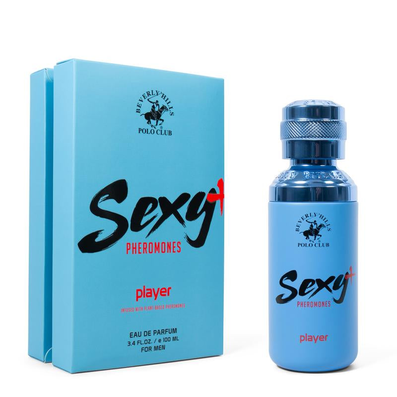 Beverly Hills Polo Club SEXY + PHEROMONES Eau De Parfum for Men – 3.4Oz Fragrance (Alpha, Boss, Player) – Bold, Confident, and Irresistible Scent for the Modern Man