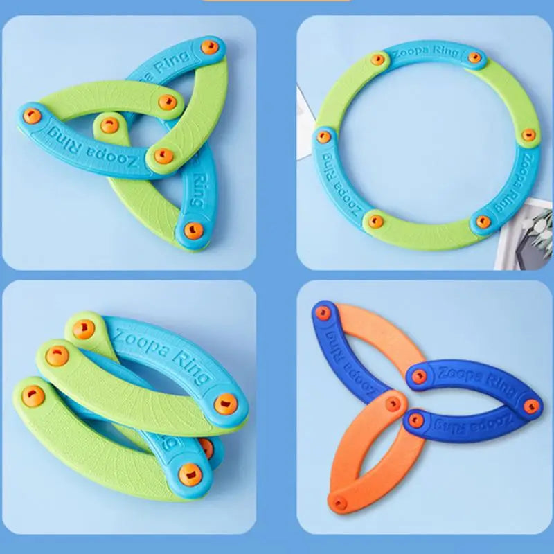 Tosy Flying Ring Foldable Tossy Flying Disc Portable Flying Disc Safe Tossy Flying Disc Flying Disc For Kids Outside Play Party