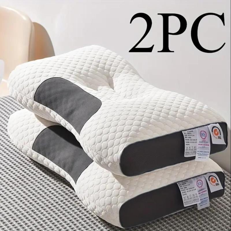 DONAMA Comfortable Breathable Neck Pillow, Neck & Shoulder Support for Side & Back Sleepers, Ideal for Living Room & Bedroom Decor