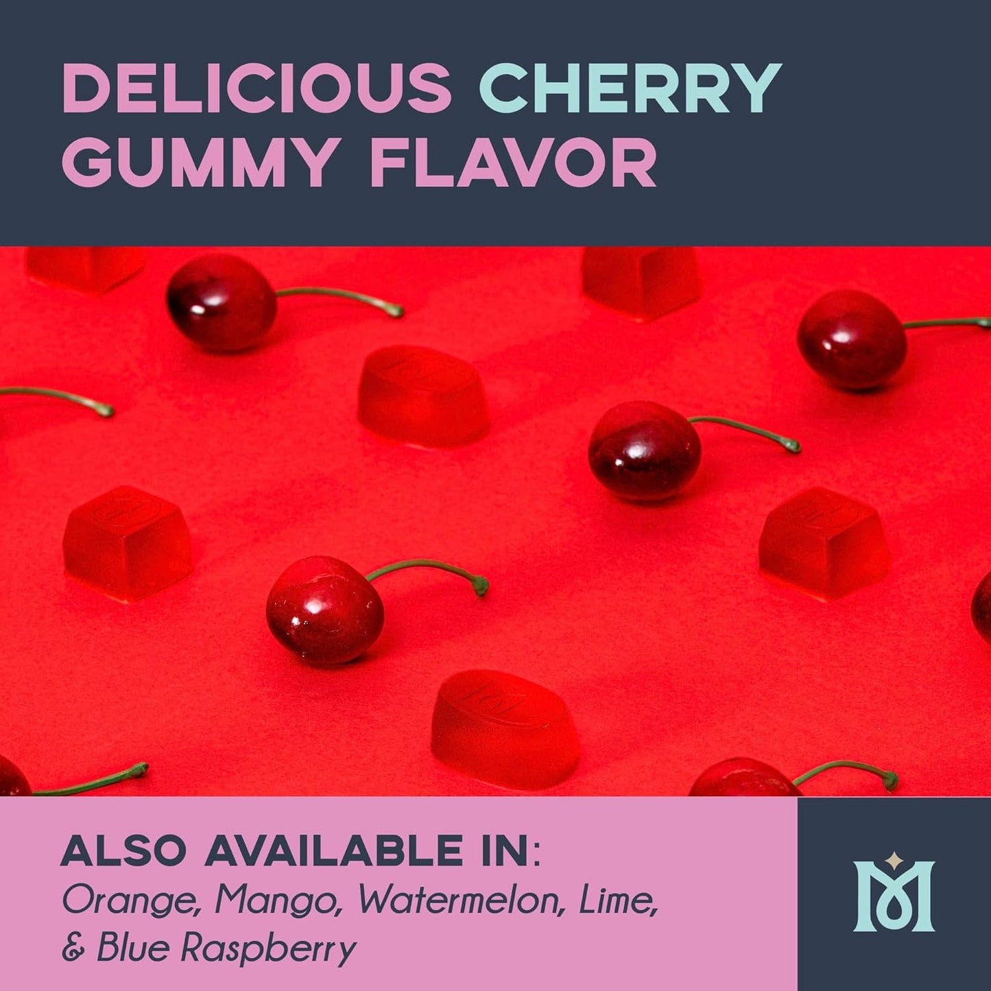 Gummy Mix - Gelatin Powder Mix for Chewy Candy - Gummy Mixture for Edible Candy - Delicious & Easy-To-Use Powder Mix - Tart Gummy Mixture - Cherry