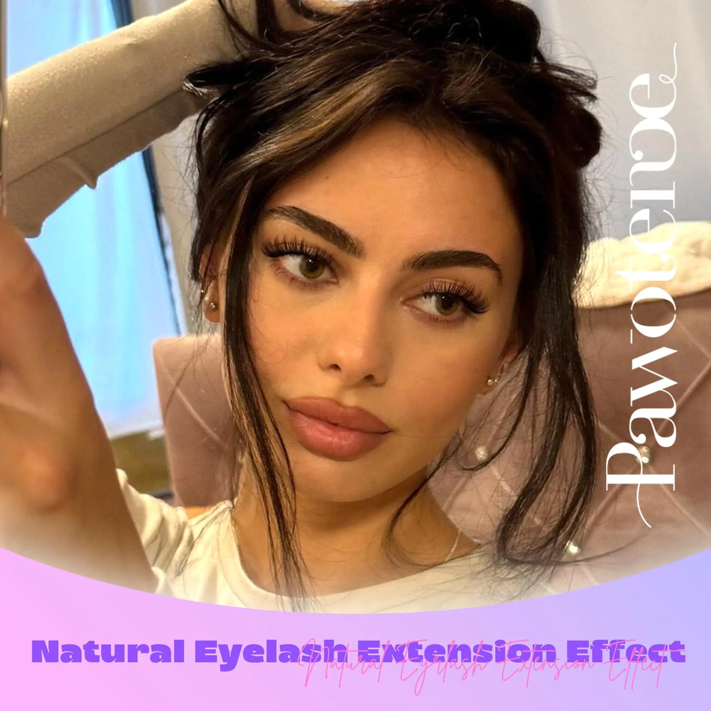 Pawotence Lash Clusters Wispy 9-16mm Individual Lashes Cluster Eyelash Extensions 192pcs Lash Extension DIY Soft Natural Eyelash Clusters with Thin Band CLUSTERS - Natural