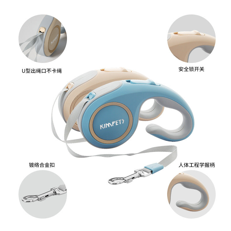 Amazon's Most Popular Pet And Dog Products Automatic Retractable Leash Cat And Dog Leash 3m Outdoor Dog Leash