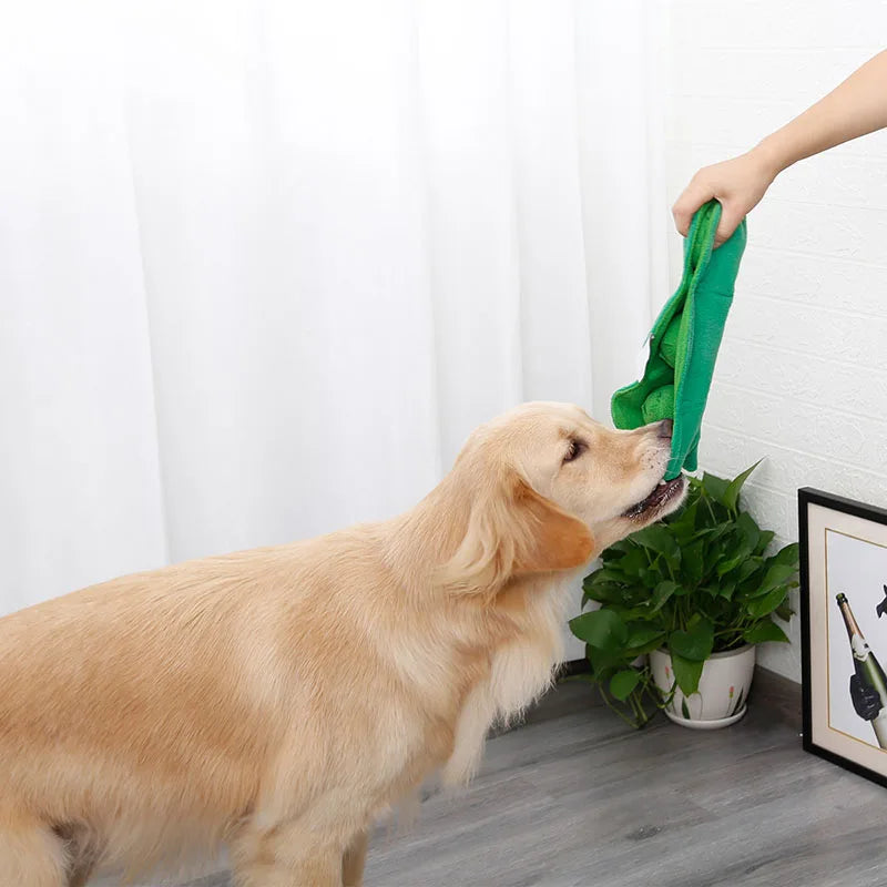 Sniffing Dog Toy Squeaky Plush Treat Dispenser IQ Puzzle Toys Stress Reliever Interactive Ball Dog Snuffle Bowl Puppy Chew Toy|Dog Toys| - AliExpress