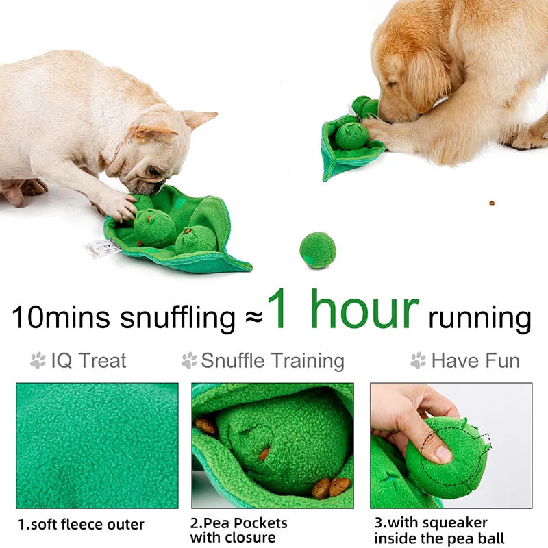 Sniffing Dog Toy Squeaky Plush Treat Dispenser IQ Puzzle Toys Stress Reliever Interactive Ball Dog Snuffle Bowl Puppy Chew Toy|Dog Toys| - AliExpress
