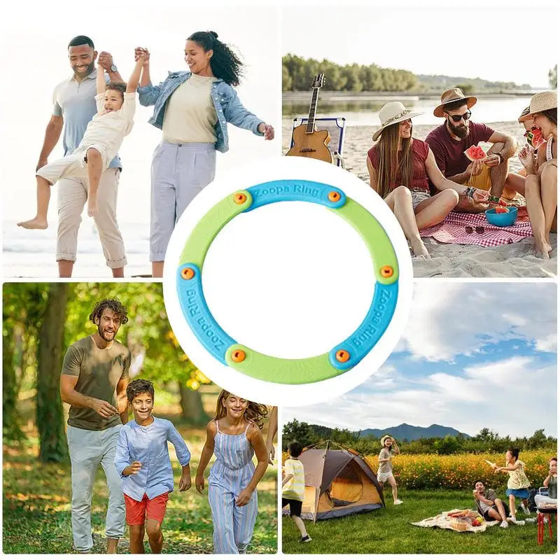 Tosy Flying Ring Portable Tossy Flying Disc Foldable Flying Disc Safe Tossy Flying Disc Flying Disc For Kids Outside Play Party