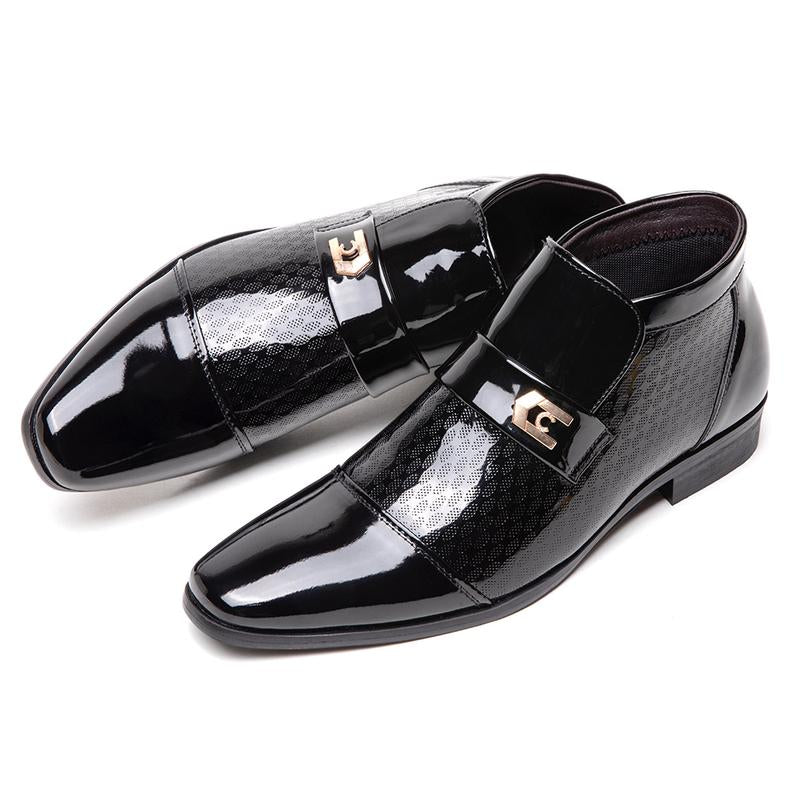 Business Formal Shoes for Men, Mid-Cut Men'S Leather Shoes Fathersdaygift Footwear Men Shoes