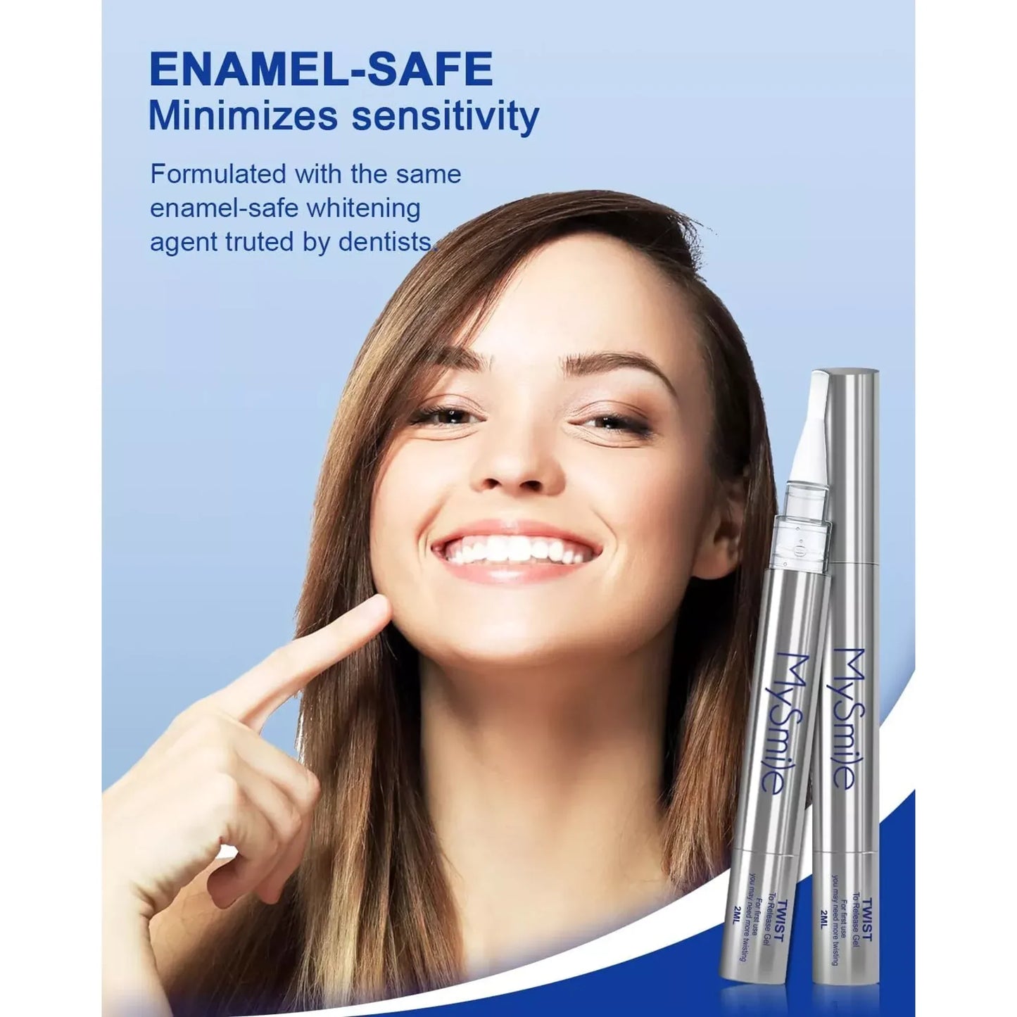 Deluxe Teeth Whitening Kit with 28-LED Light, 4X Teeth Whitening Pen Whitening Gel Refills, 10Min Result, Remove 10 Years of Stains
