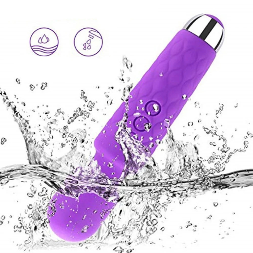 Personal Massager with 20 Vibrating Patterns 8 Speeds Body Massager Cordless Rechargeable