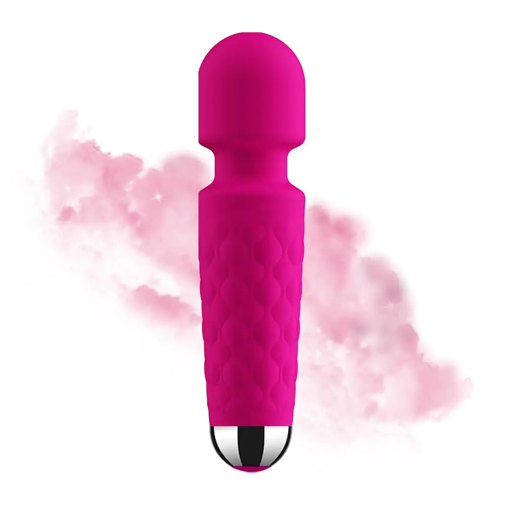 Small Mini Massager - Handheld Back Massager -Whisper Quiet - Waterproof - Cordless Massager to Relief Whole Body Muscle Tension and Promote Relaxation 20-Modes & 8-speeds Multi-Settings Available