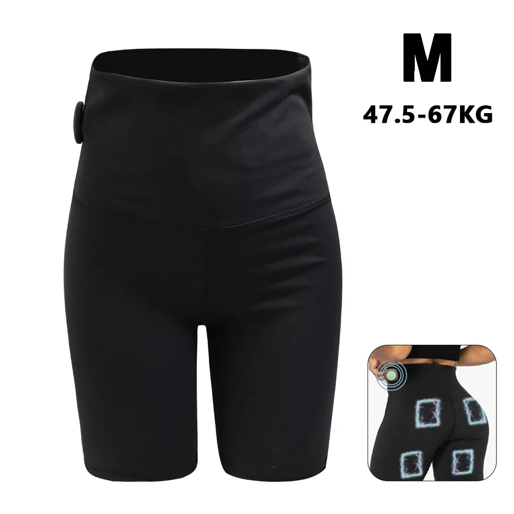 ToneFlex™ EMS Yoga Shorts – Muscle Toning & Pain Relief Wearable Fitness Gear