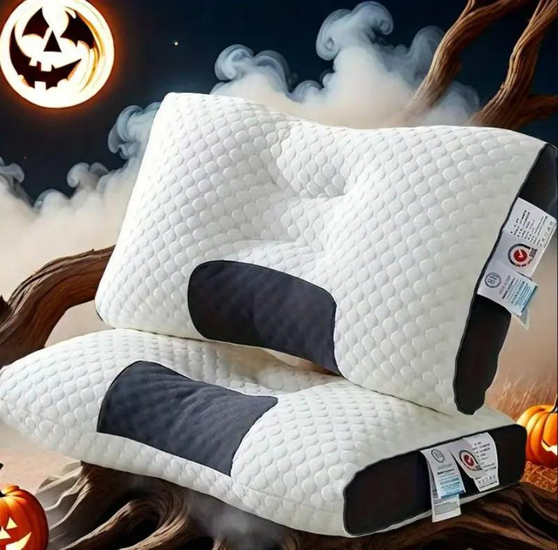 DONAMA Comfortable Breathable Neck Pillow, Neck & Shoulder Support for Side & Back Sleepers, Ideal for Living Room & Bedroom Decor