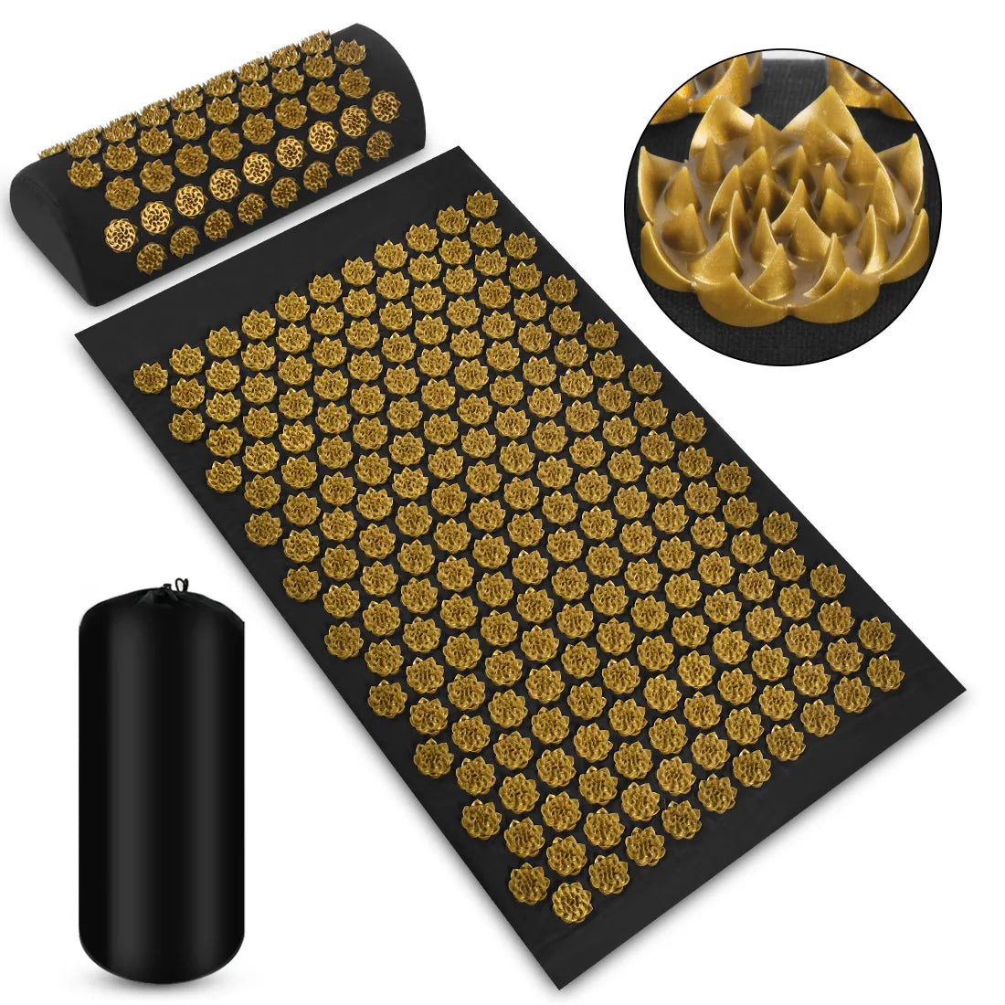 KuzneMat™ Acupressure Mat – Pain Relief & Muscle Relaxation