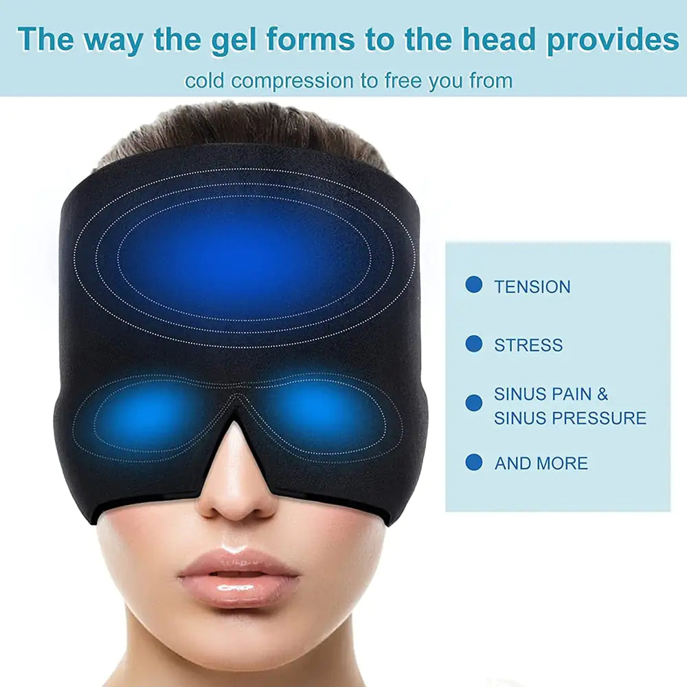 Soothing Head Massager & Eye Relief Mask