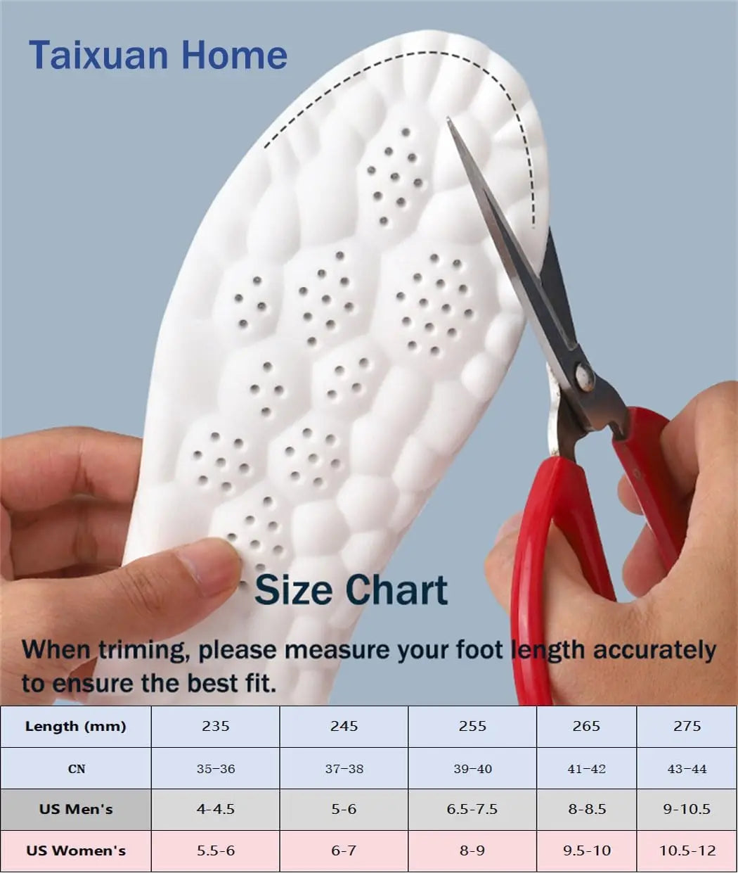 FootEase™ Memory Foam Insoles – Arch Support for Comfort & Pain Relief