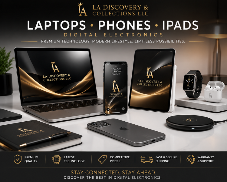laptops, smartphones, tablets, iPads, computers