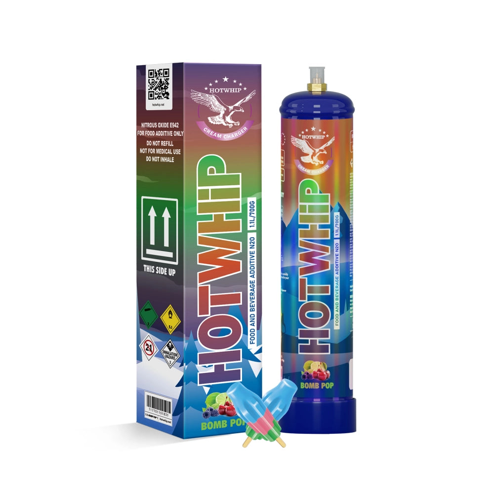 Whipped Cream Charger 1.1L/700g Food Grade Tanks (Blueberries Flavor) - Nitrous Tank Whip Cream Charger, Nitrous Oxide Canister