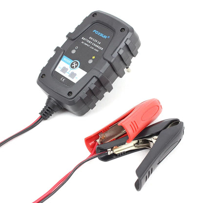 6V/12V 1A Fully Automatic Smart Battery Charger Maintainer for Car Truck Boat Motorcycle all types Lead Acid Batteries