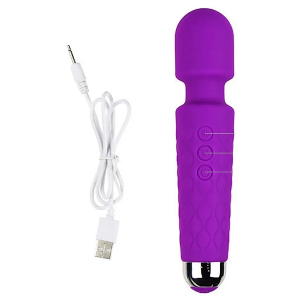 Personal Massager with 20 Vibrating Patterns 8 Speeds Body Massager Cordless Rechargeable