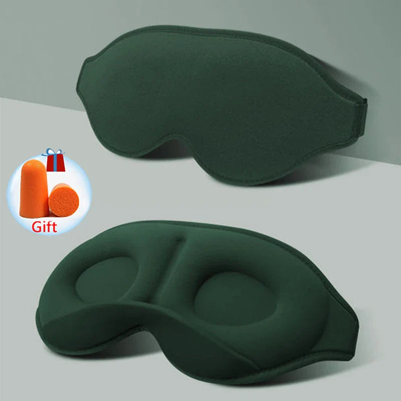 SleepEase™ 3D Contoured Sleep Mask – Light Blocking & Ultra-Soft Eye Mask