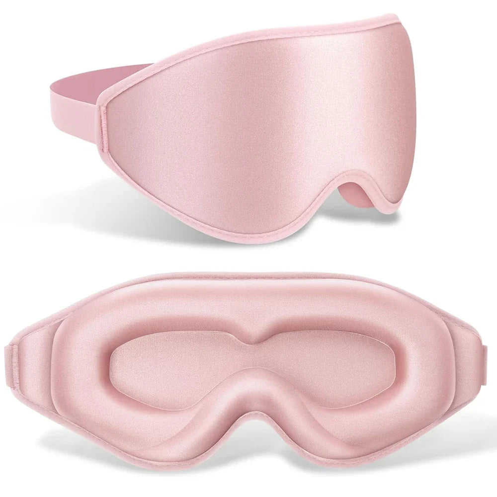 SleepEase™ 3D Contoured Sleep Mask – Light Blocking & Ultra-Soft Eye Mask