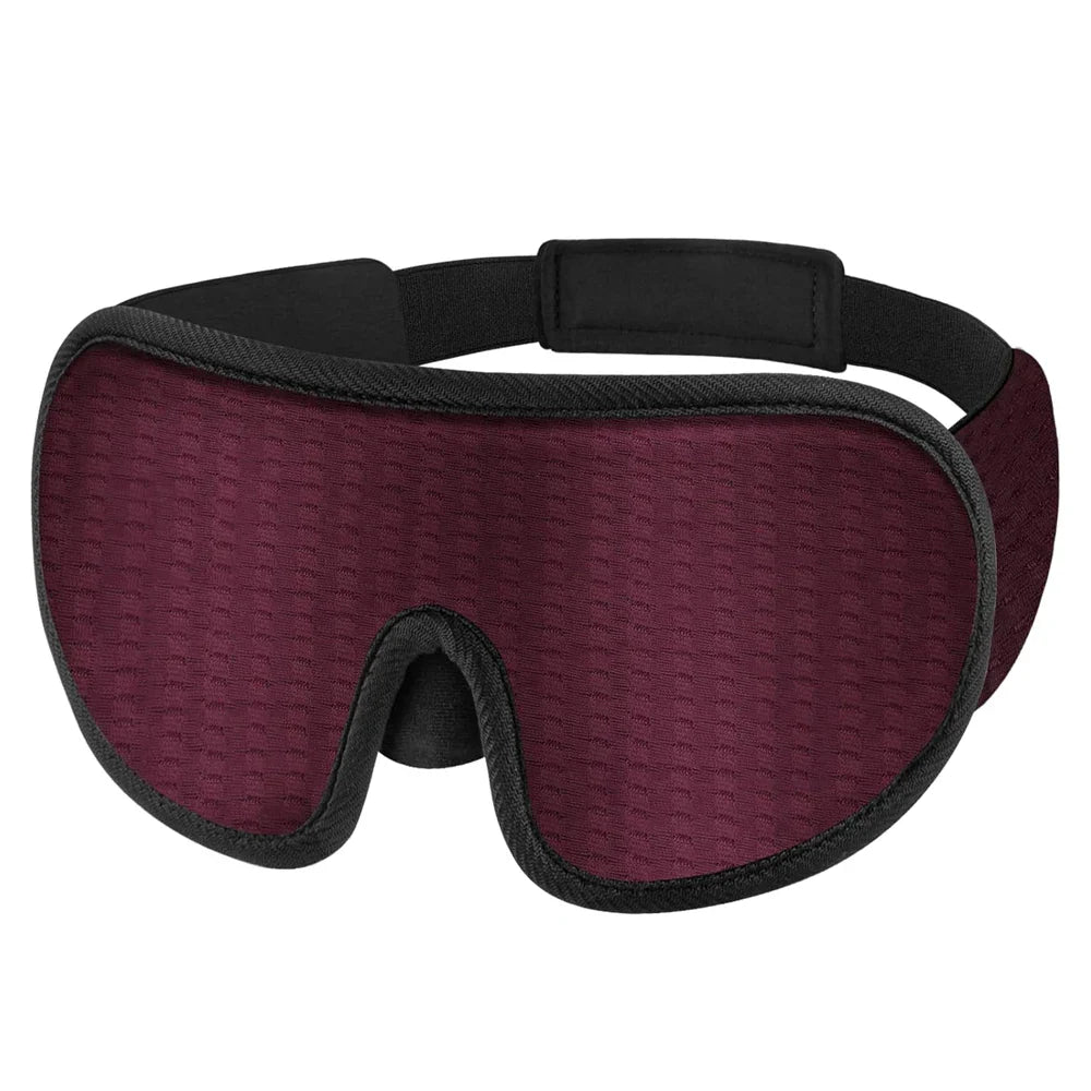 SleepEase™ 3D Contoured Sleep Mask – Light Blocking & Ultra-Soft Eye Mask