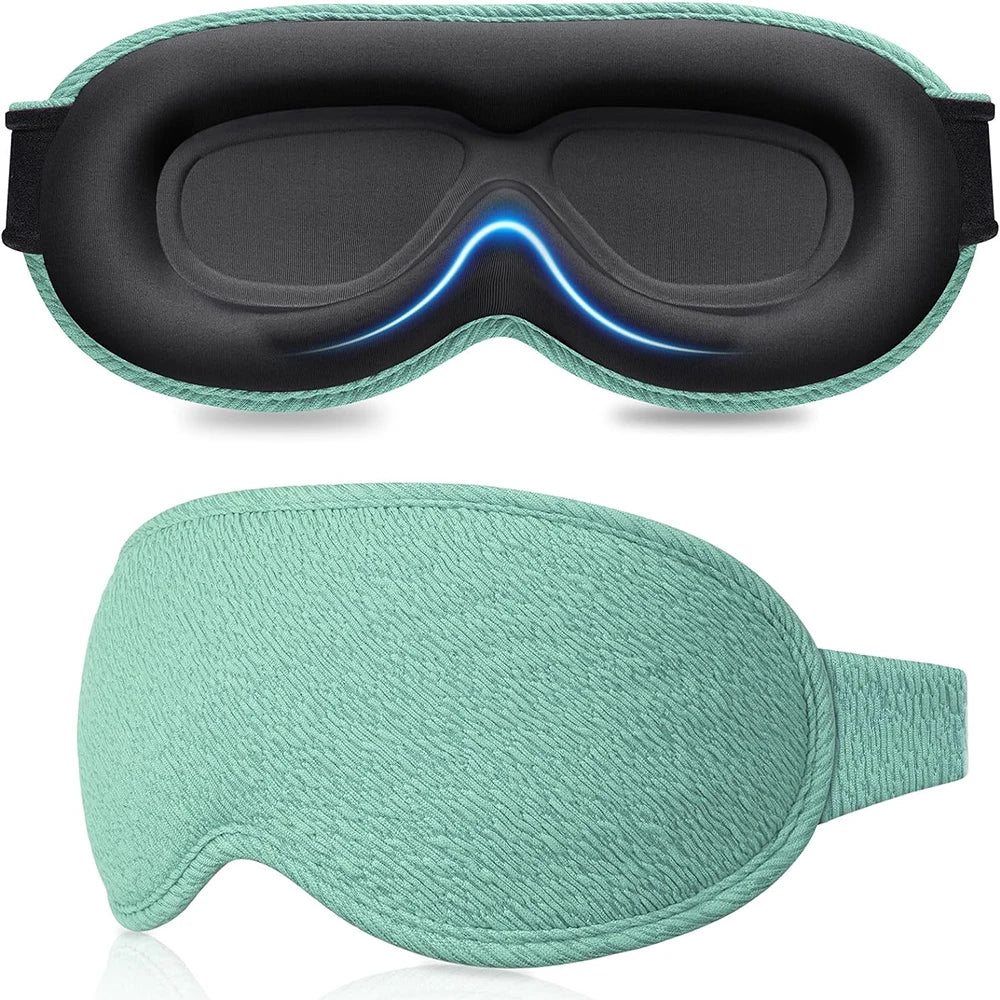 SleepEase™ 3D Contoured Sleep Mask – Light Blocking & Ultra-Soft Eye Mask
