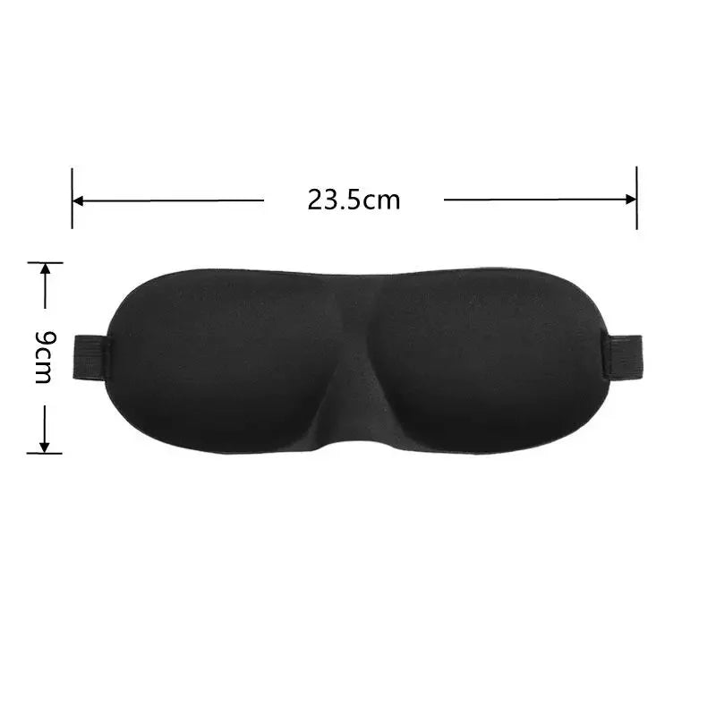 DreamShade™ 3D Contoured Sleep Mask – Lightweight Total Blackout Eye Mask for Comfortable Sleep