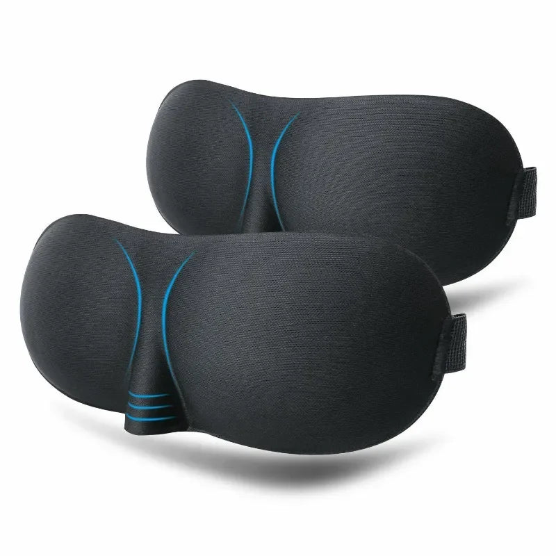 DreamShade™ 3D Contoured Sleep Mask – Lightweight Total Blackout Eye Mask for Comfortable Sleep