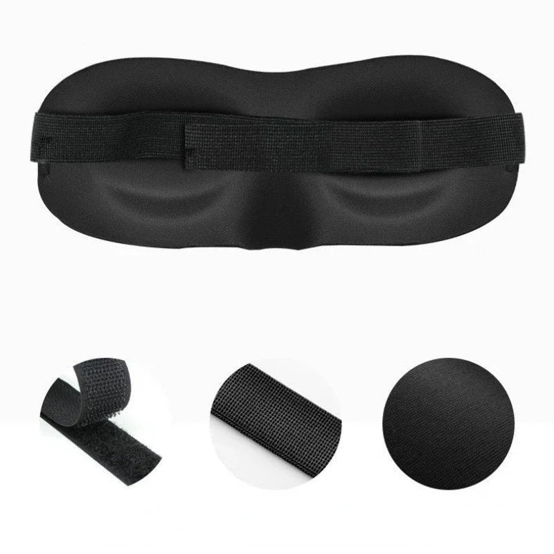 DreamShade™ 3D Contoured Sleep Mask – Lightweight Total Blackout Eye Mask for Comfortable Sleep