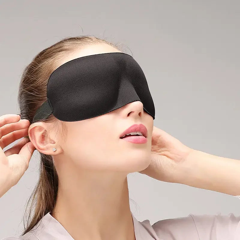 DreamShade™ 3D Contoured Sleep Mask – Lightweight Total Blackout Eye Mask for Comfortable Sleep