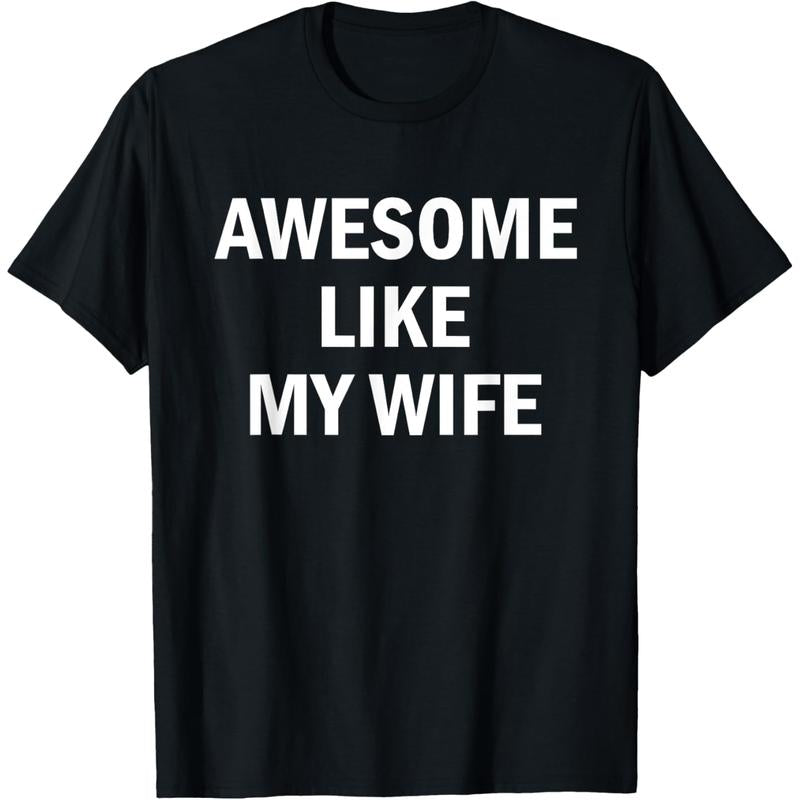[100% Cotton] Quirky Relationship T - Shirt: My Wife Beats Me - a Light - Hearted Statement