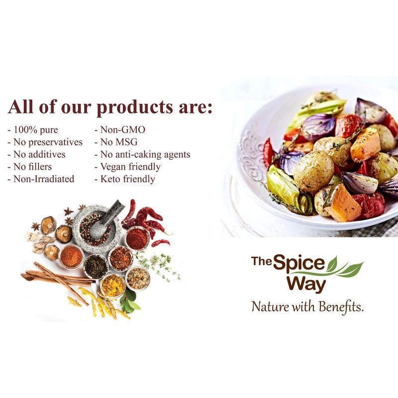 The Spice Way Pure Lavender Flowers - Adds Flavor to Baking, Cooking & Tea, Non GMO, Farm to Table