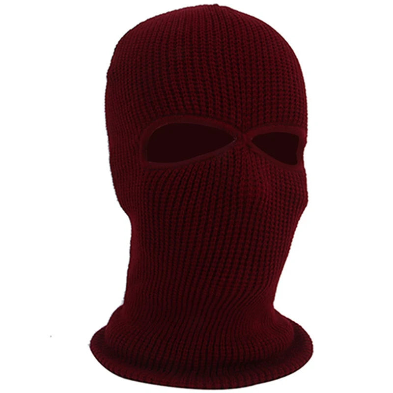 2020 Winter Warm Ski Cycling 3 Hole Balaclava Hood Cap Full Face Mask Outdoor Hiking Warm Face Mask Windproof Winter Hats for