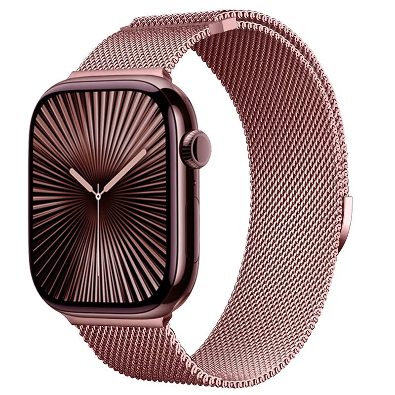 Milanese Strap for Apple Watch Band Ultra2 49mm 10 46mm 9 8 7 45mm 41mm Metal Magnetic Bracelet iWatch 6 5 4 SE2 44mm 40mm 42mm