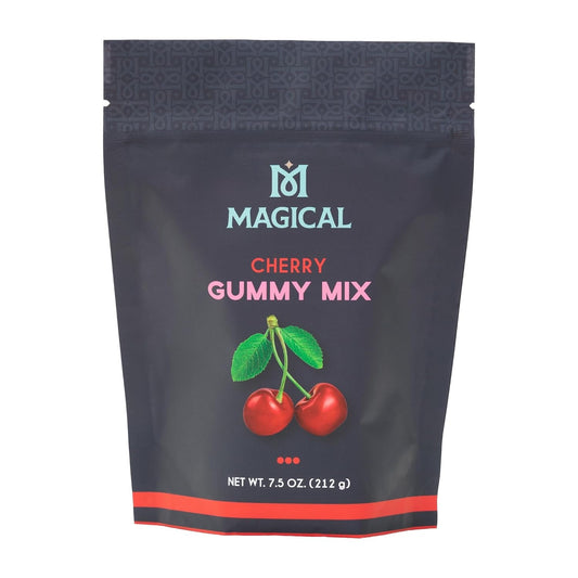 Gummy Mix - Gelatin Powder Mix for Chewy Candy - Gummy Mixture for Edible Candy - Delicious & Easy-To-Use Powder Mix - Tart Gummy Mixture - Cherry