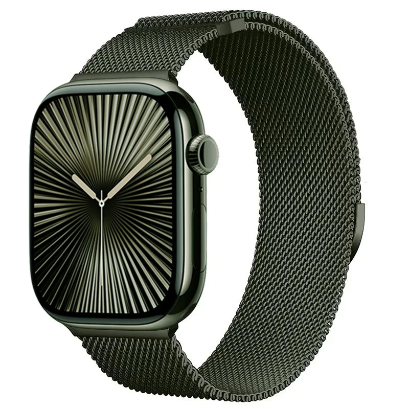 Milanese Strap for Apple Watch Band Ultra2 49mm 10 46mm 9 8 7 45mm 41mm Metal Magnetic Bracelet iWatch 6 5 4 SE2 44mm 40mm 42mm