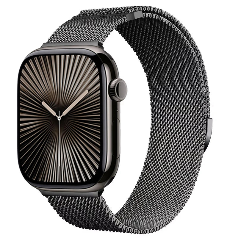 Milanese Strap for Apple Watch Band Ultra2 49mm 10 46mm 9 8 7 45mm 41mm Metal Magnetic Bracelet iWatch 6 5 4 SE2 44mm 40mm 42mm