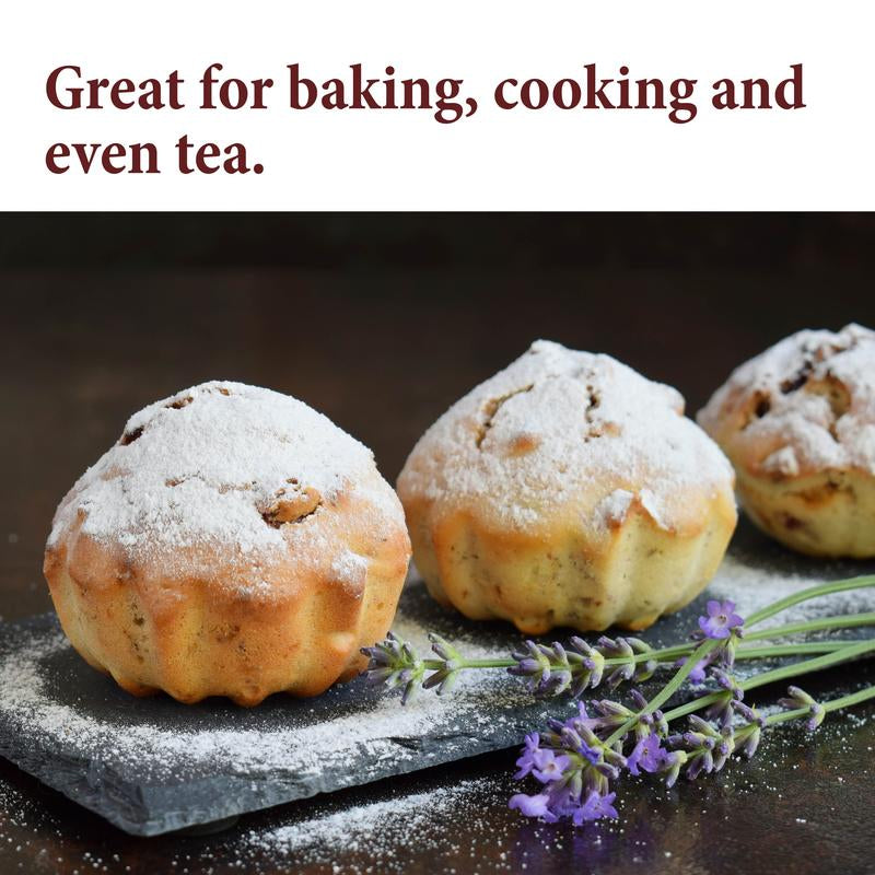 The Spice Way Pure Lavender Flowers - Adds Flavor to Baking, Cooking & Tea, Non GMO, Farm to Table