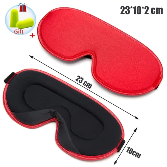 Memory Foam Silk Sleep Mask & Eye Patches