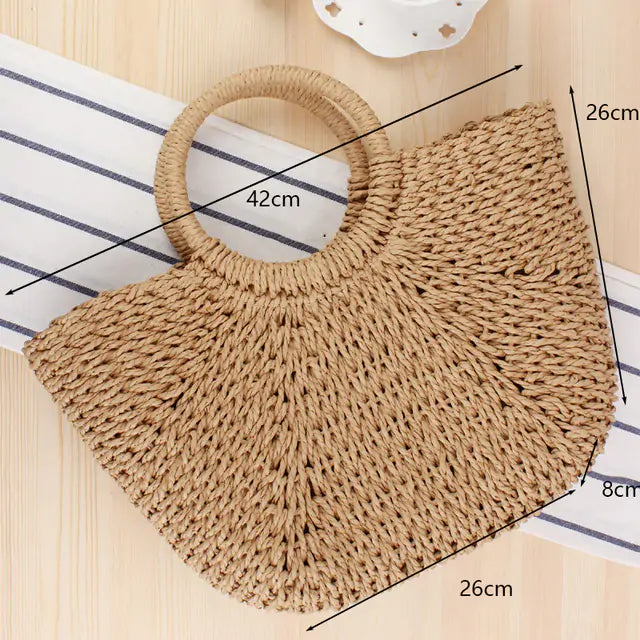 Artisan Summer Straw Bag