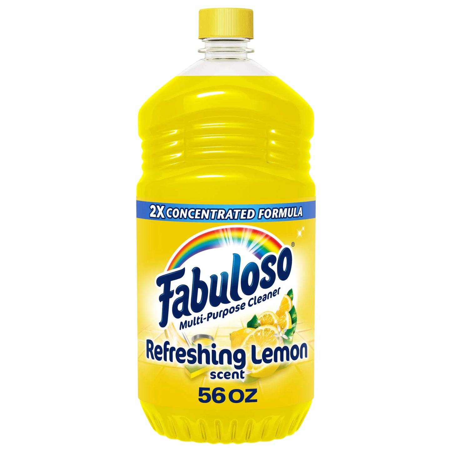 Fabuloso Multi-Purpose Cleaner 2X Concentrated Formula Refreshing Lemon Scent 56 oz