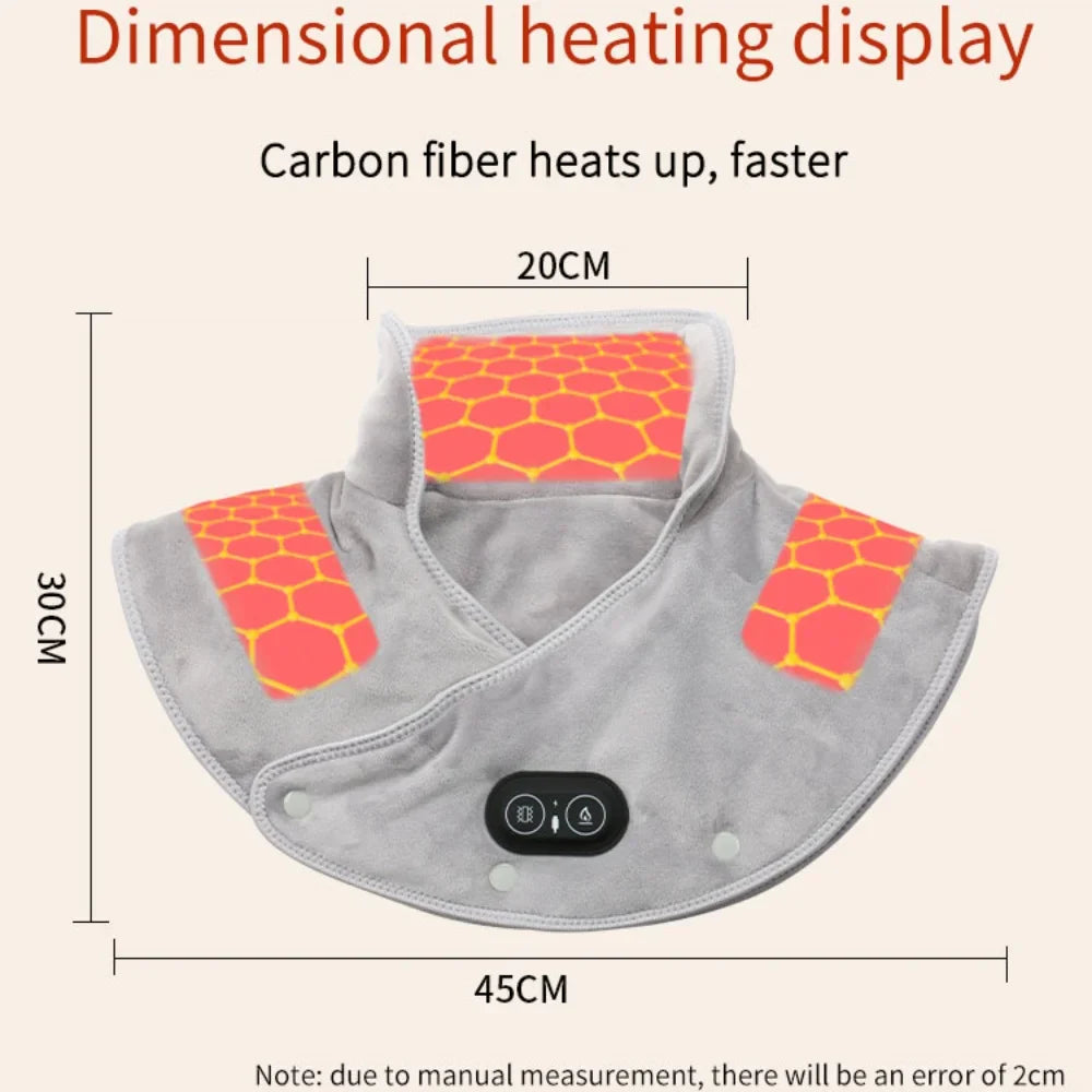 ThermaPad™ Electric Heating Pad – Neck & Shoulder Pain Relief with Soothing Heat