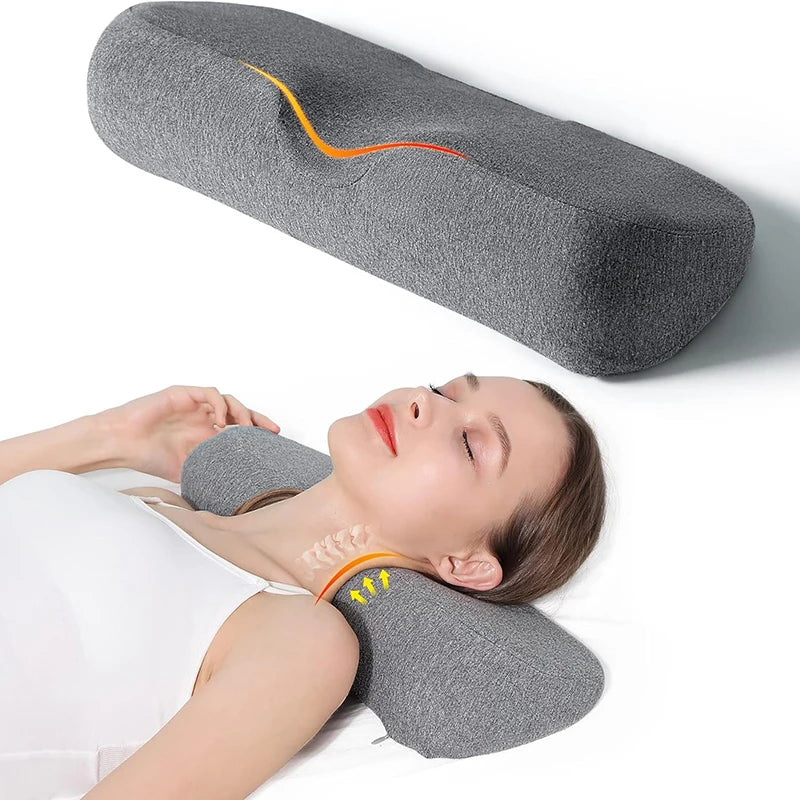 AlignRest™ Orthopedic Memory Foam Pillow – Ergonomic Neck Support & Pain Relief