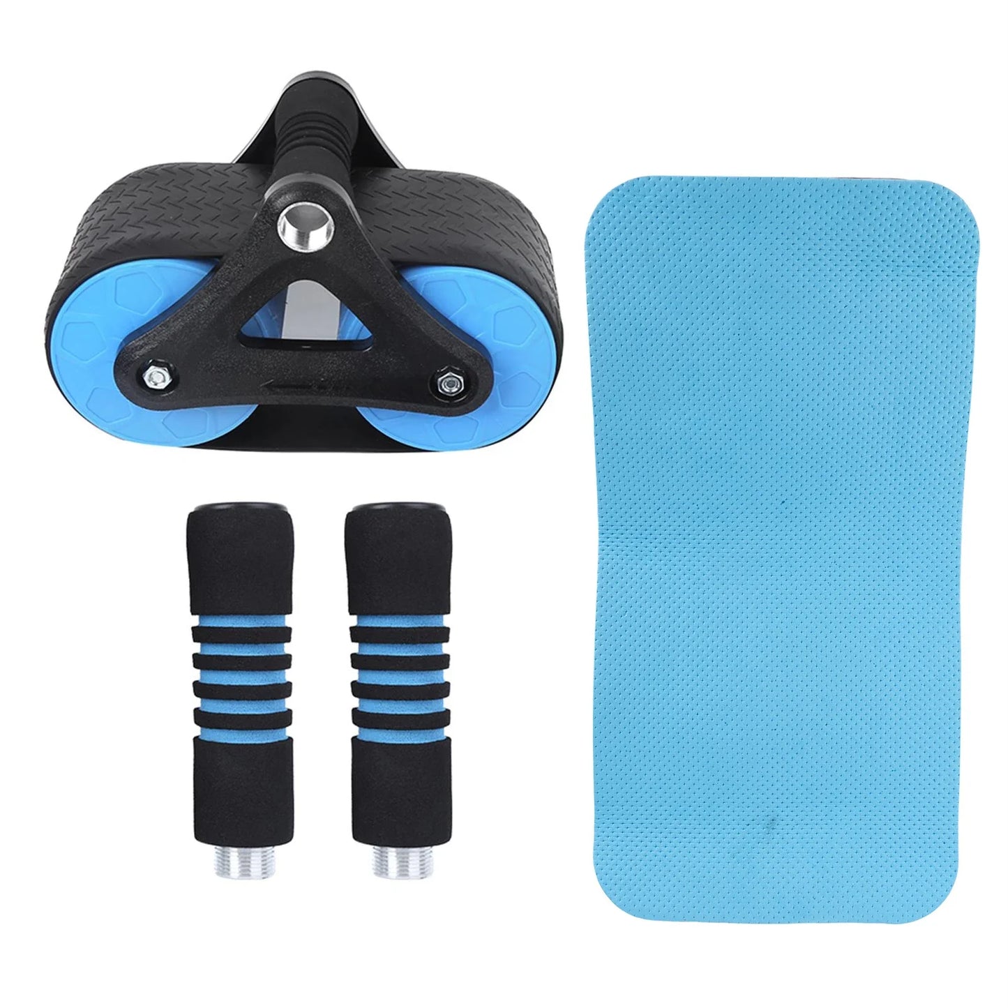 Springback Automatic Rebound Ab Roller Wheel – Silent Dual-Spring Abdominal & Push-Up Trainer