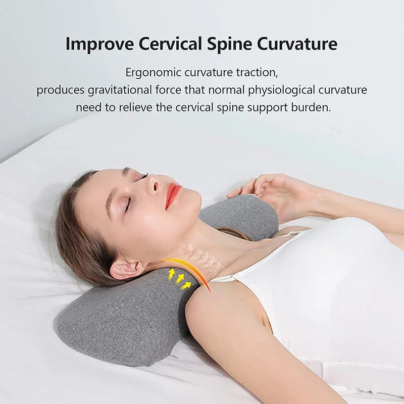 AlignRest™ Orthopedic Memory Foam Pillow – Ergonomic Neck Support & Pain Relief